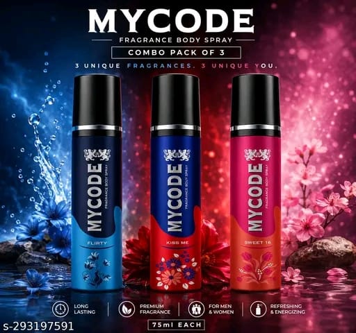 MYCODE Long Lasting Fragrance Combo for Men & Women. - Image 1